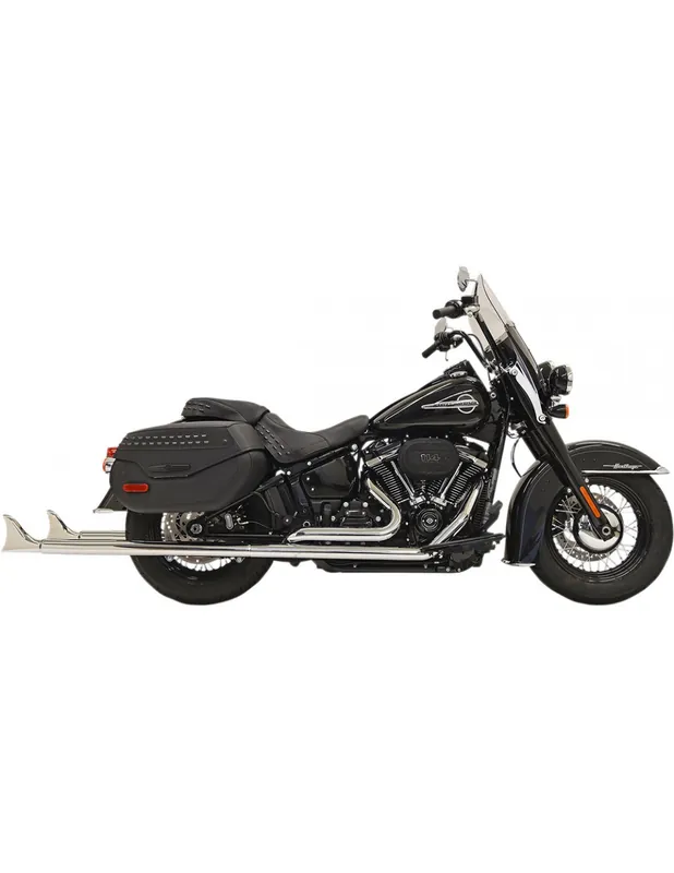ESCAPES BASSANI TRUE DUALS COLA DE PEZ 39" SIN BAFFLES SOFTAIL FLHC Y FLDE 2018-UP Certificado