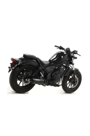 Precio De Fábrica COLA ESCAPE ARROW HONDA CMX 2017-24 NEGRO HOMOLOGADO