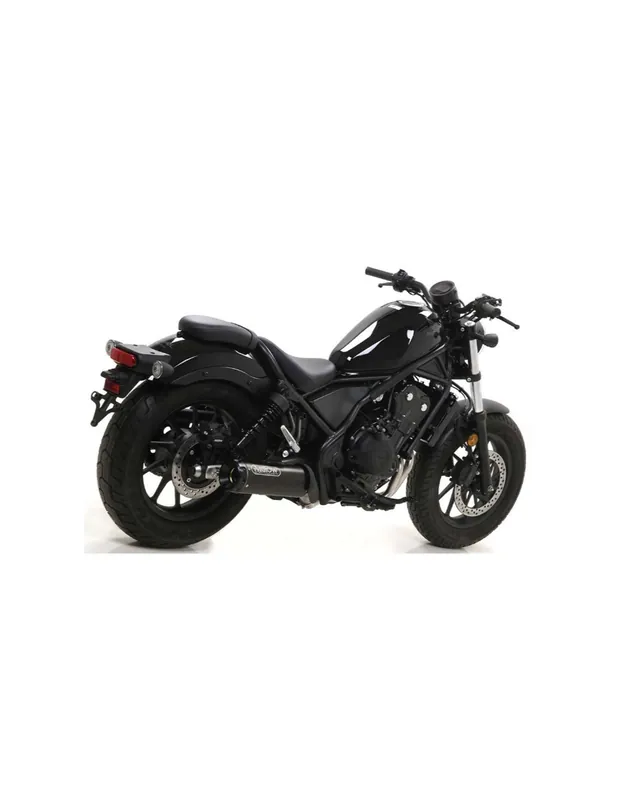 Precio De Fábrica COLA ESCAPE ARROW HONDA CMX 2017-24 NEGRO HOMOLOGADO