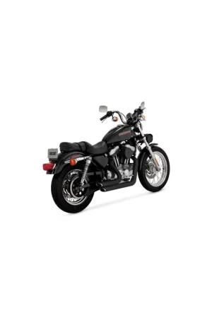 ESCAPES SHORTSHOTS NEGROS PARA SPORTSTER DE 1995 AL 2003 Novedad