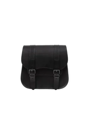 Disponible Ahora ALFORJA LEDRIE NEGRA UN SOLO LADO (40X36X15cm)
