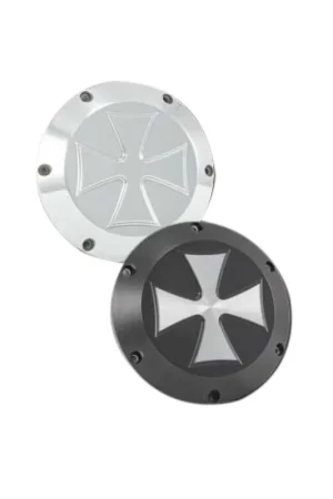 Oferta TAPA DERBY "IRON CROSS" HELLSKITCHEN SPORTSTER NEGRA NEGRA XL 04-UP