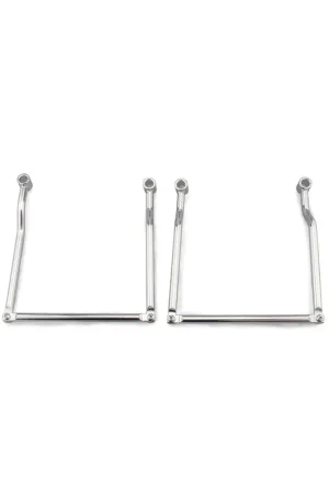 SOPORTES DE ALFORJAS UNIVERSALES CROMADOS Gran Oferta