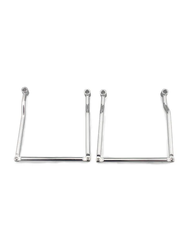 SOPORTES DE ALFORJAS UNIVERSALES CROMADOS Gran Oferta
