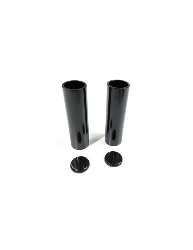 Auténtico CUBRE HORQUILLA NEGRO SPORTSTER 04-UP 4 PIEZAS CON EXCEPCIONES