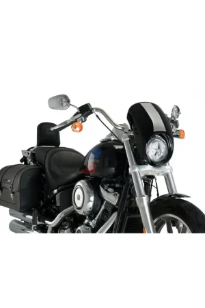 Descuento CÚPULA ANARCHY NEGRA PARA HARLEY SOFTAIL LOW RIDER FXLRS 18-UP