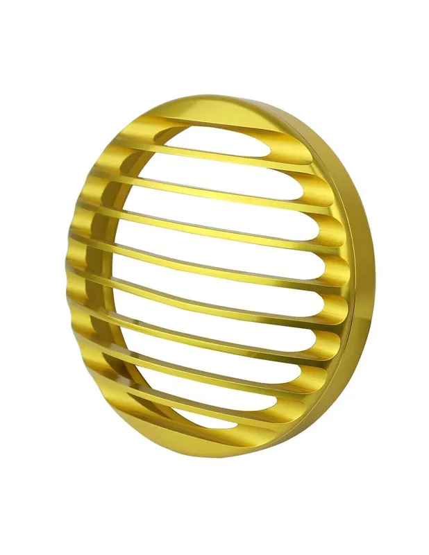 REJILLA DORADA PROTECTORA PARA FAROS DE 5"3/4 Moderno