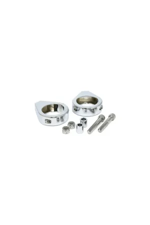 Alta Calidad BRIDAS HORQUILLA PARA INTERMITENTES CROMADAS 39MM