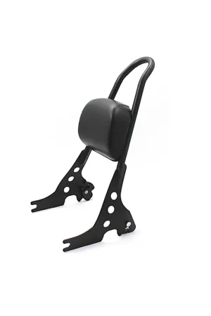 Lujoso RESPALDO DESMONTABLE NEGRO TAPPERED PARA SPORTSTER XL 04-UP