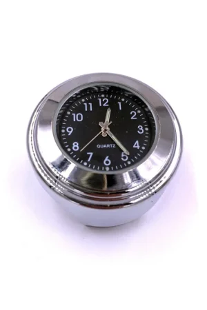 RELOJ PARA MANILLAR ECO ALUMINIO CON ESFERA NEGRA A Buen Precio